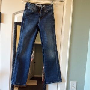 Wrangler retro relaxed boot boys size 8 slim